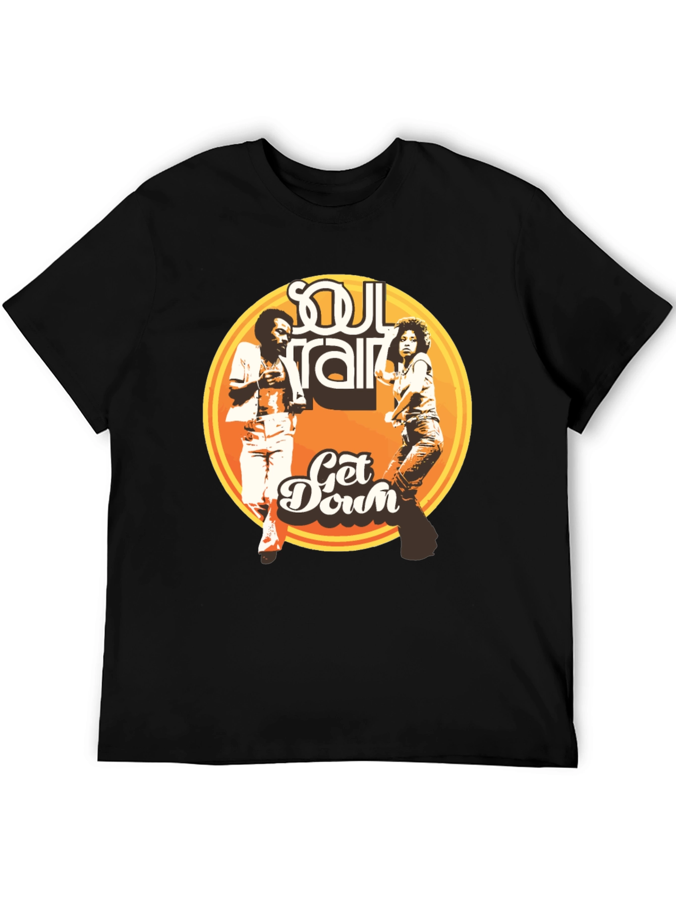 Soul Train Get Down Black T-Shirt