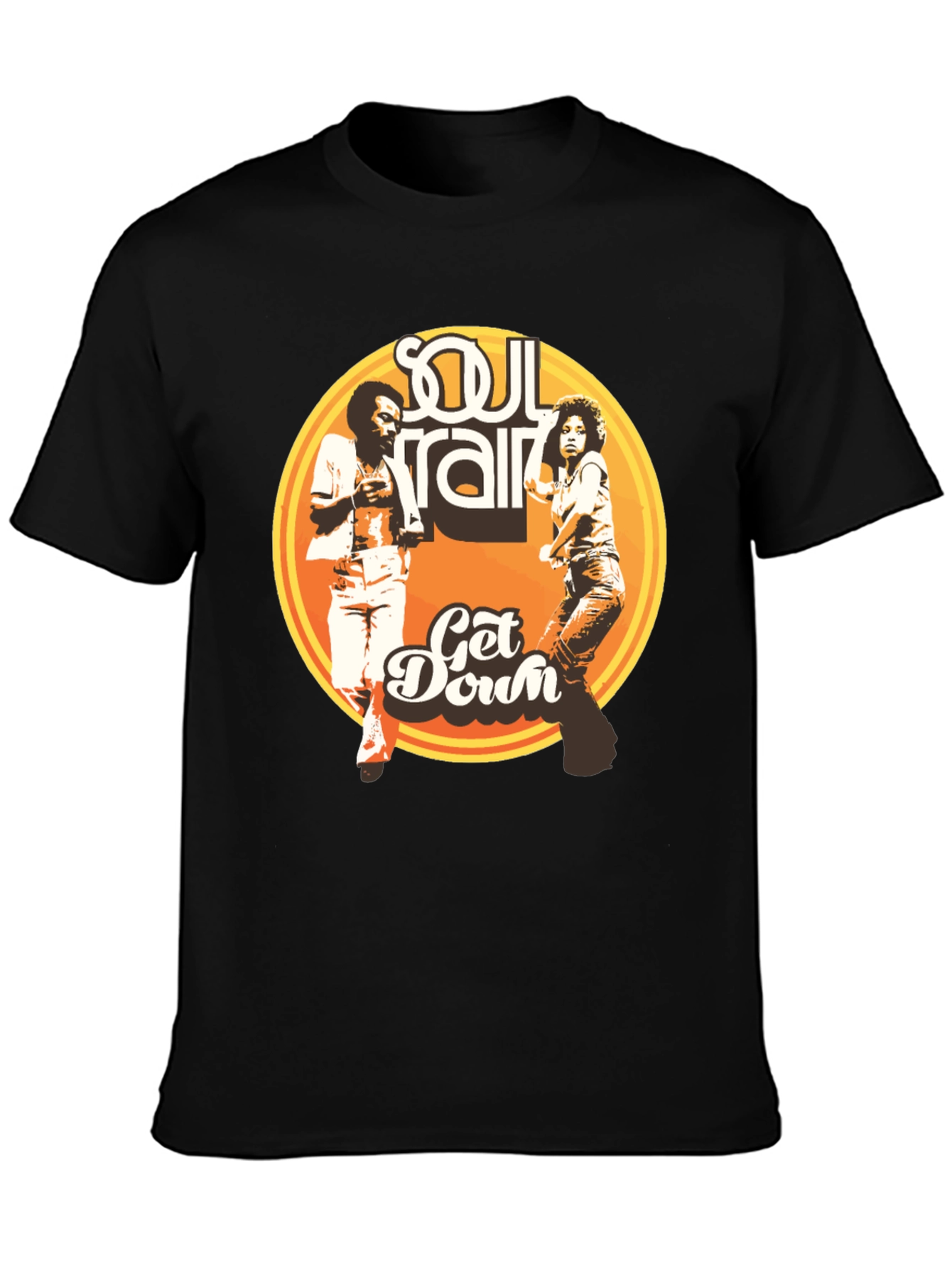 Soul Train Get Down Black T-Shirt