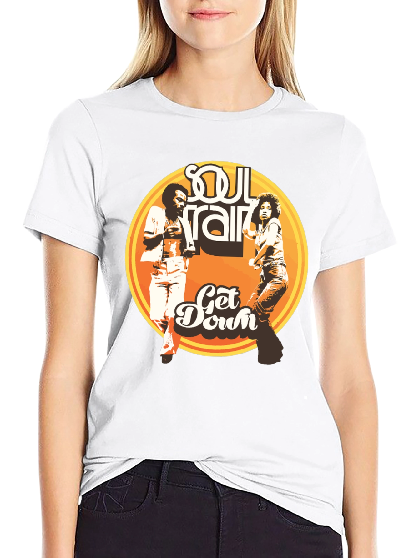 Soul Train Get Down Black T-Shirt