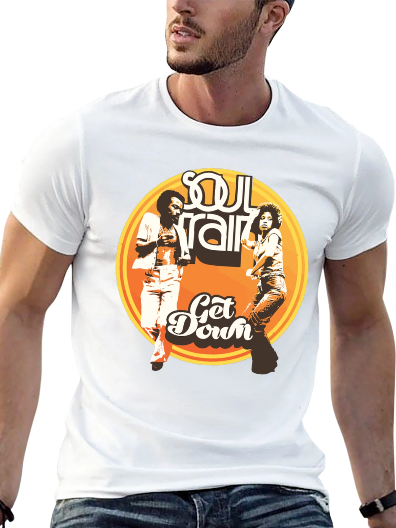 Soul Train Get Down Black T-Shirt