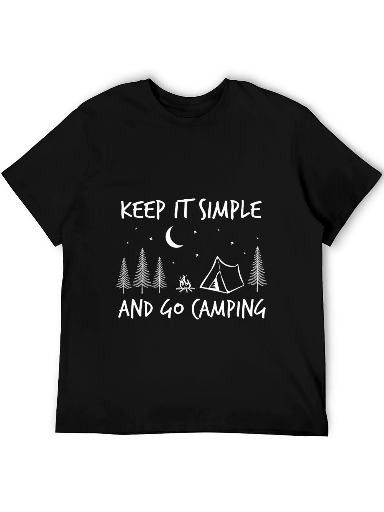Keep It Simple Camping Graphic Tee