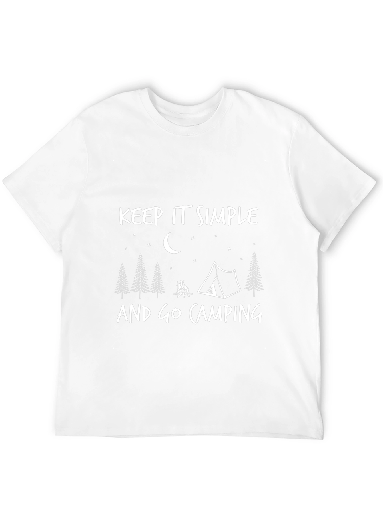 Keep It Simple Camping Graphic Tee