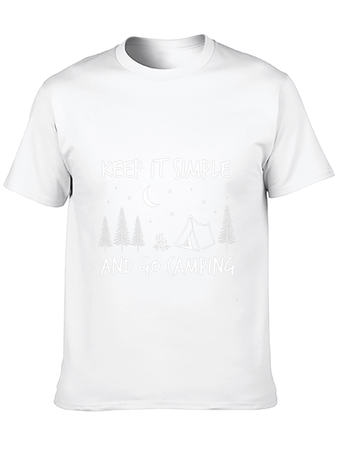 Keep It Simple Camping Graphic Tee