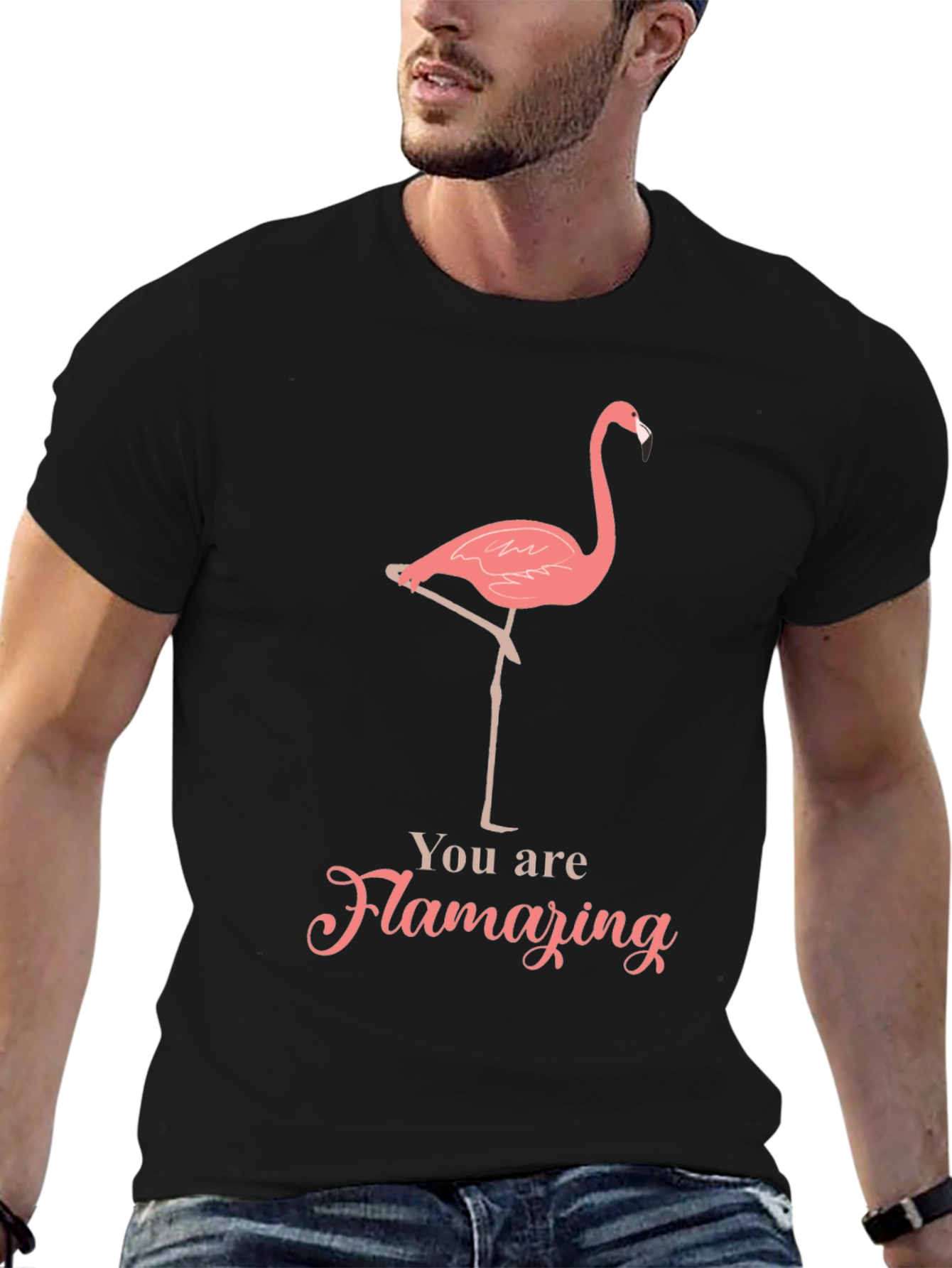 Flamazing Flamingo Graphic T-Shirt