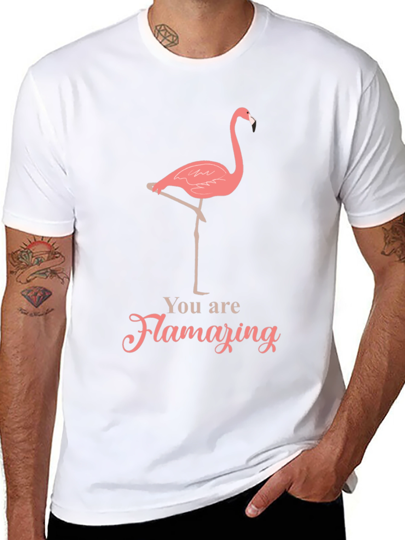 Flamazing Flamingo Graphic T-Shirt
