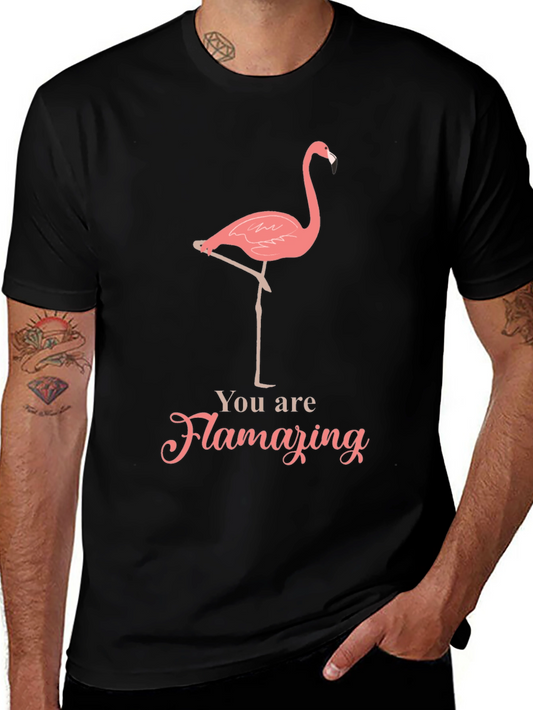 Flamazing Flamingo Graphic T-Shirt