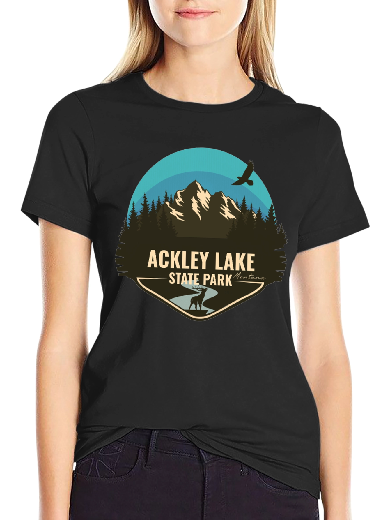 Ackley Lake State Park Graphic T-Shirt