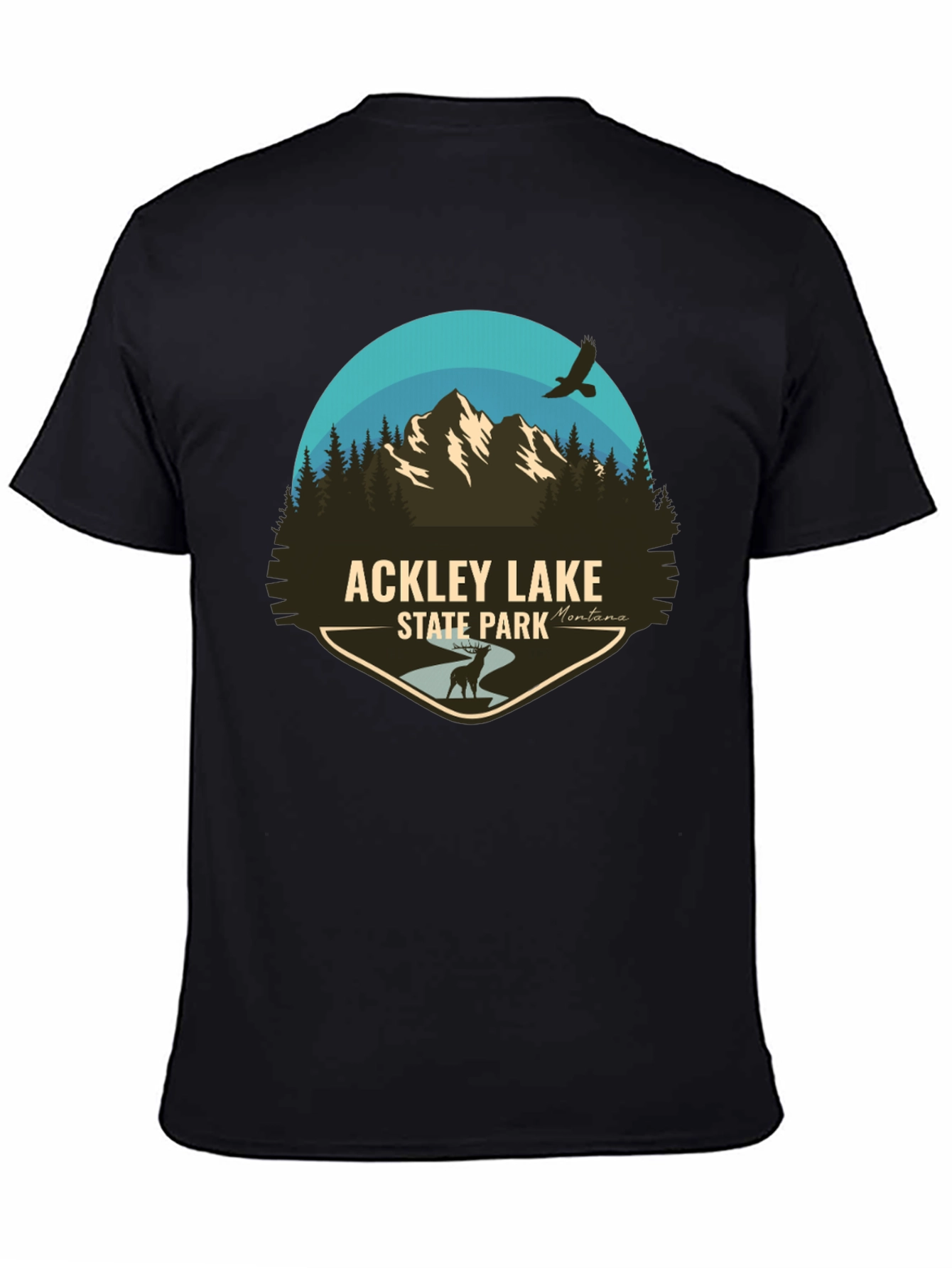 Ackley Lake State Park Graphic T-Shirt