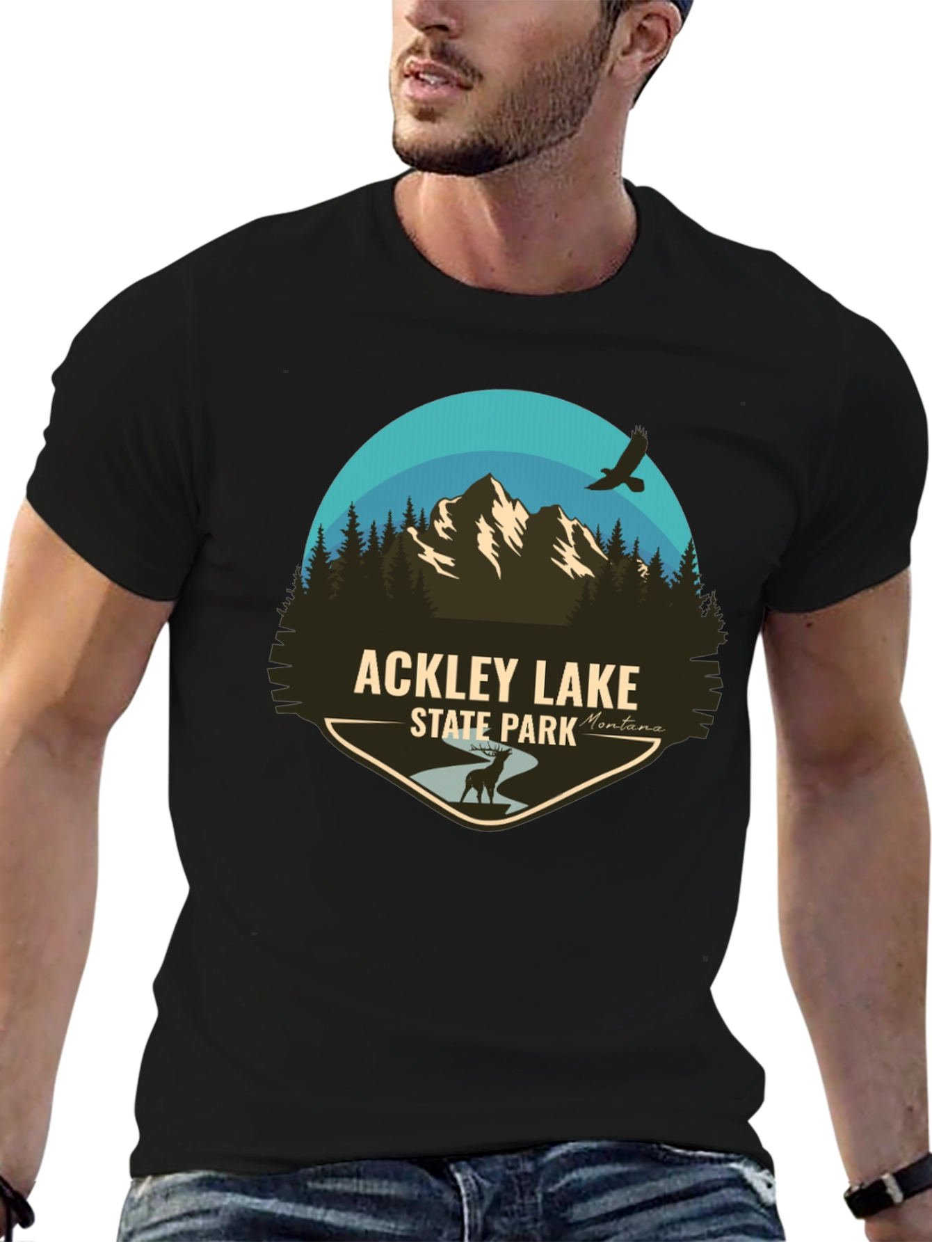 Ackley Lake State Park Graphic T-Shirt