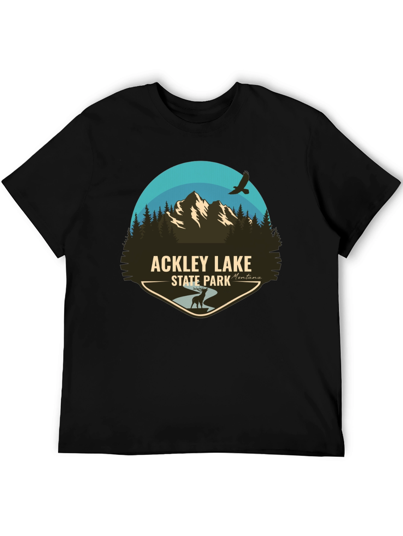 Ackley Lake State Park Graphic T-Shirt