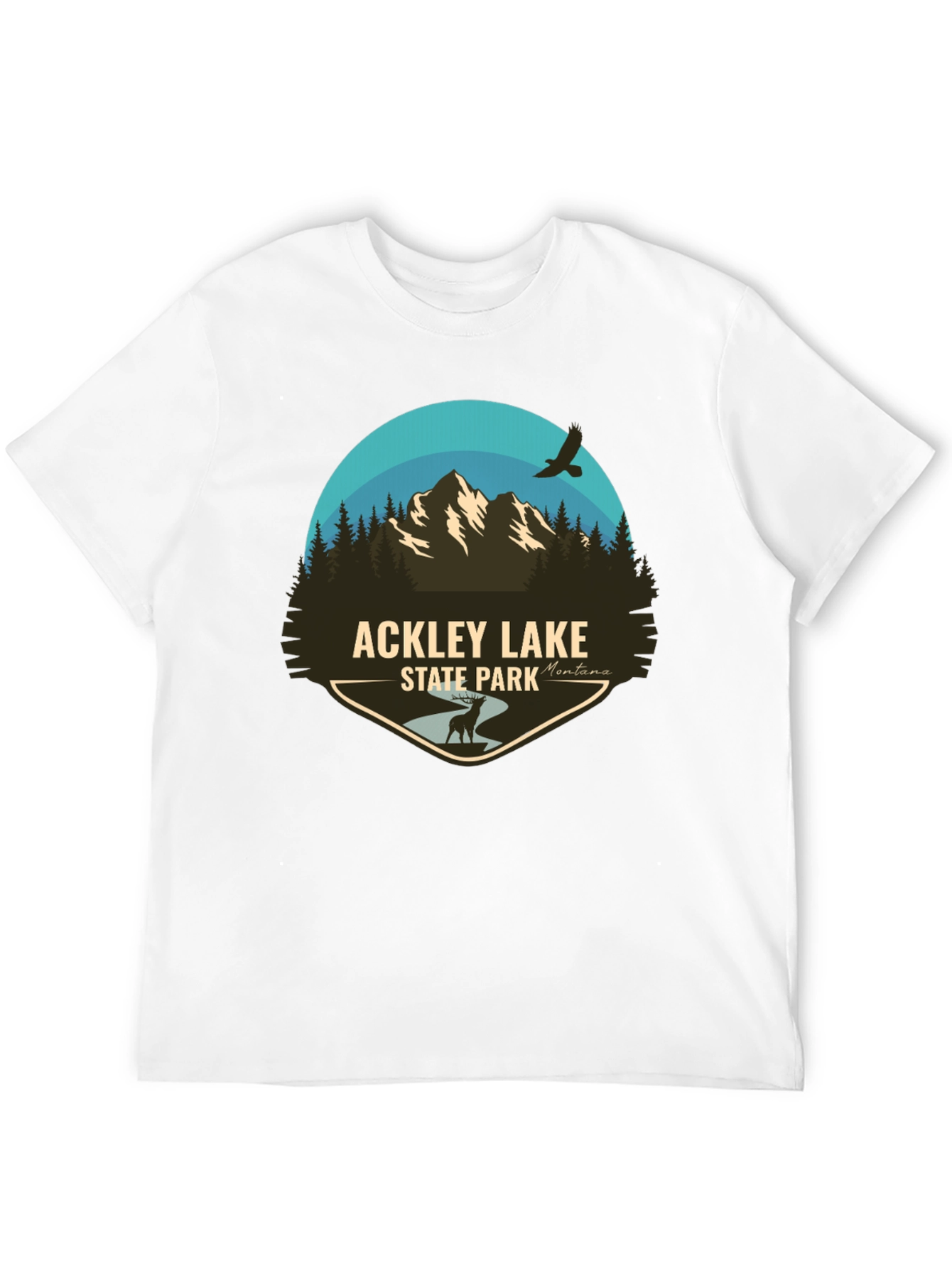 Ackley Lake State Park Graphic T-Shirt