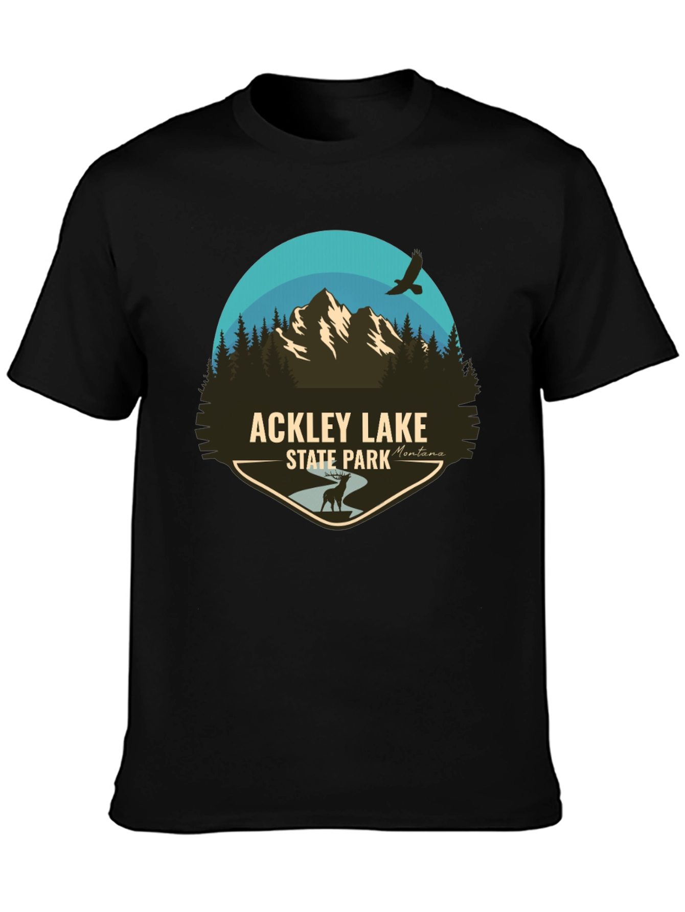 Ackley Lake State Park Graphic T-Shirt