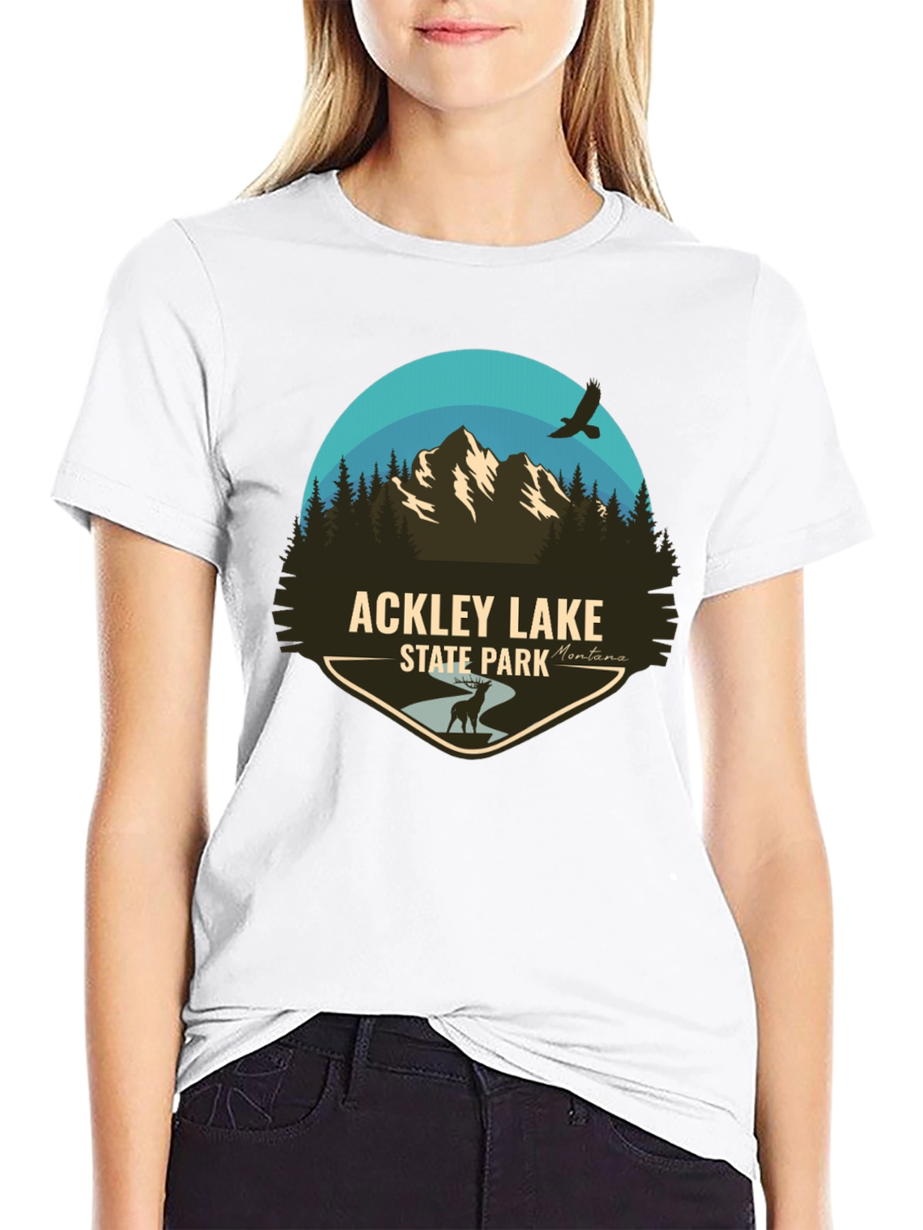 Ackley Lake State Park Graphic T-Shirt