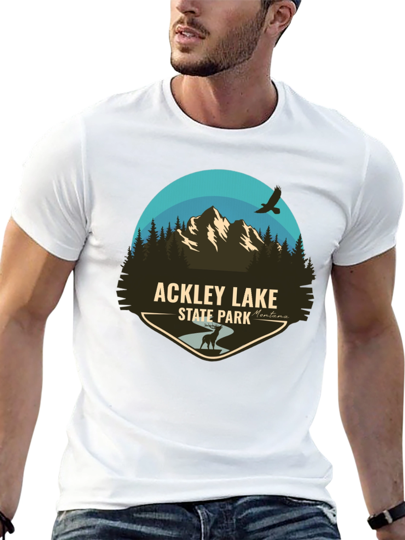 Ackley Lake State Park Graphic T-Shirt