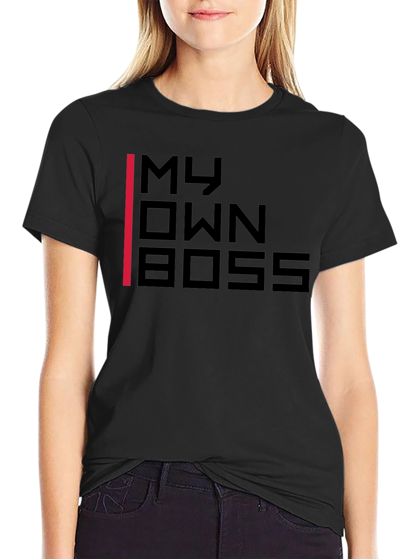 My Own Boss Graphic Tee - Black
