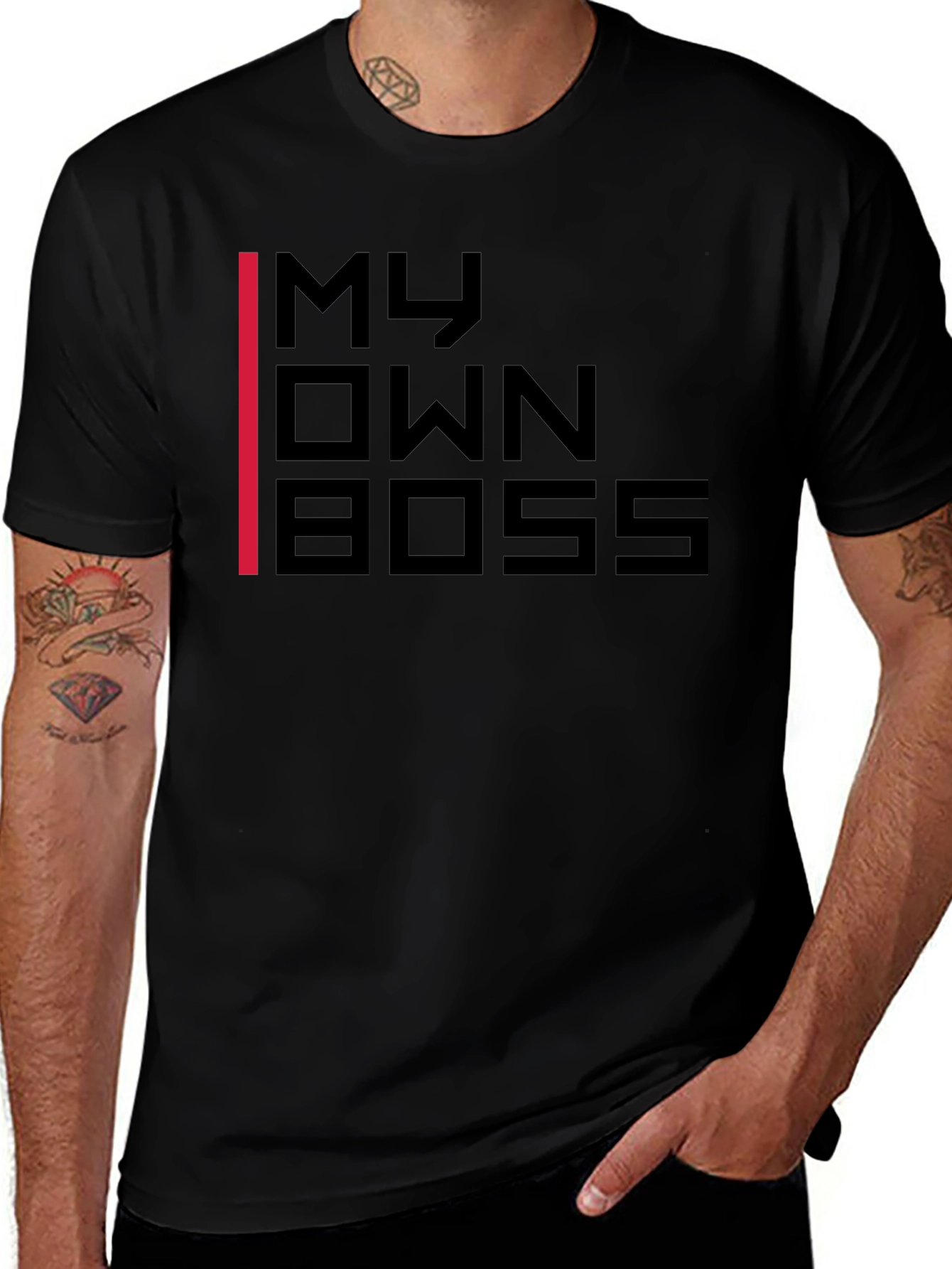 My Own Boss Graphic Tee - Black