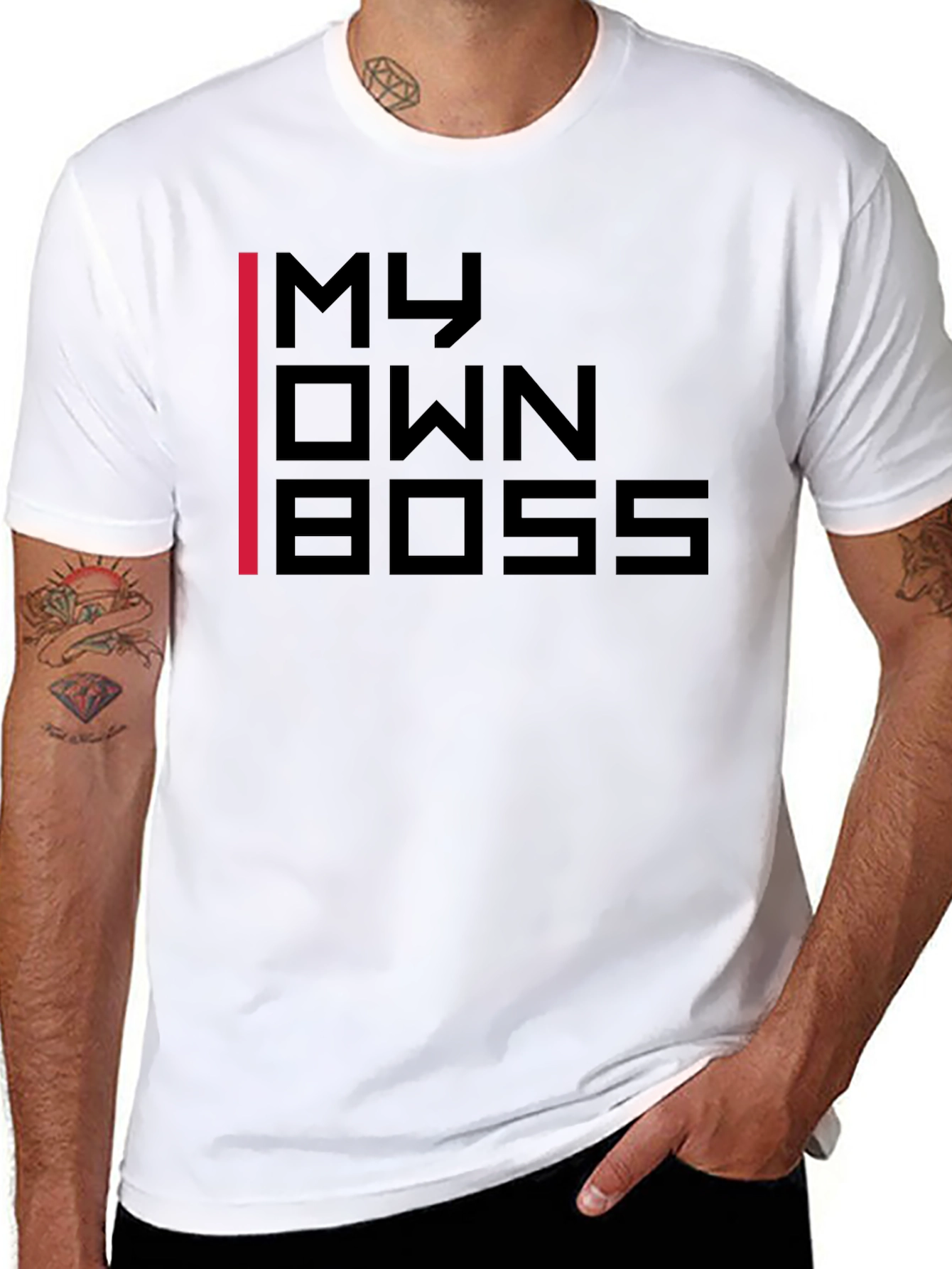 My Own Boss Graphic Tee - Black