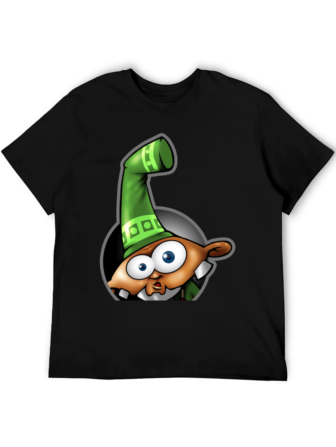 Cartoon Elf Graphic T-Shirt