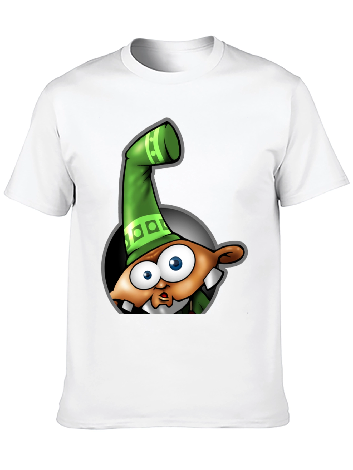 Cartoon Elf Graphic T-Shirt
