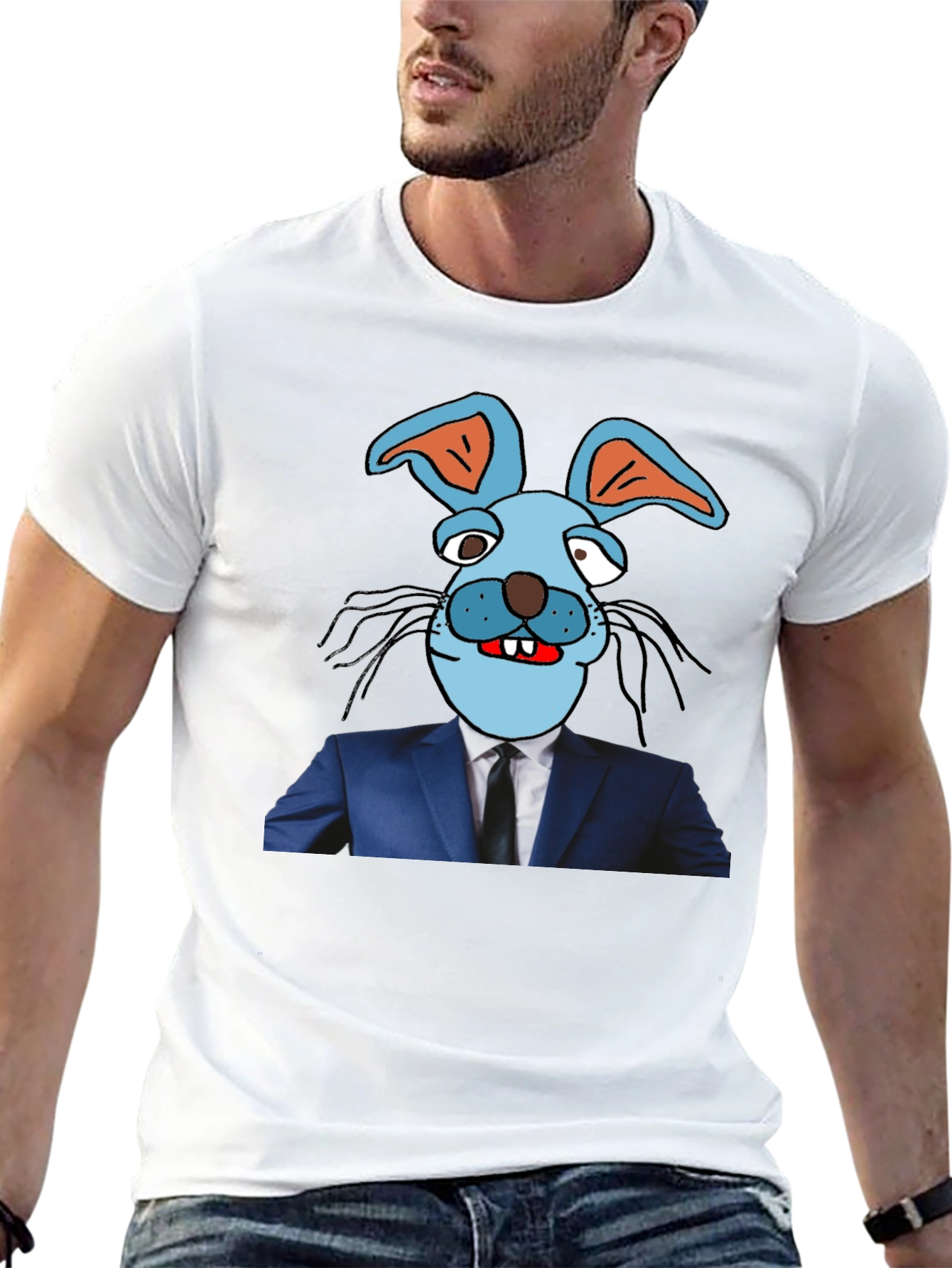 Rabbit Man Graphic Tee