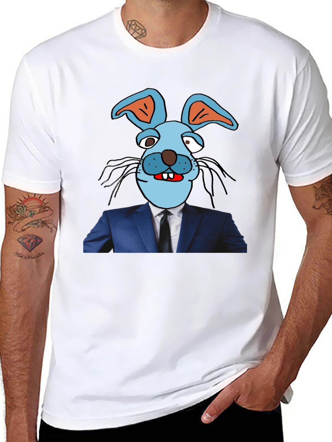Rabbit Man Graphic Tee