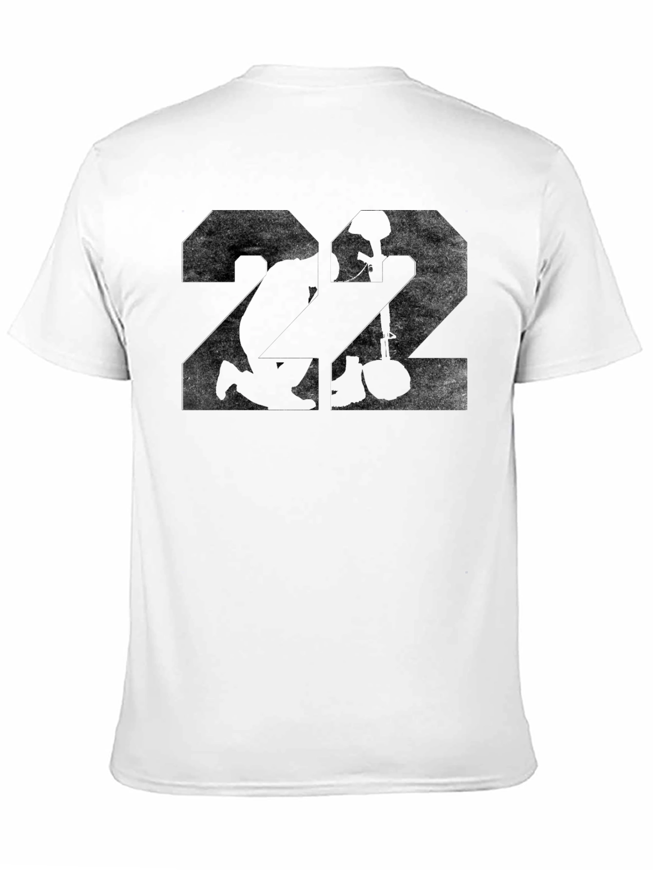 Black 22 Veteran T-Shirt