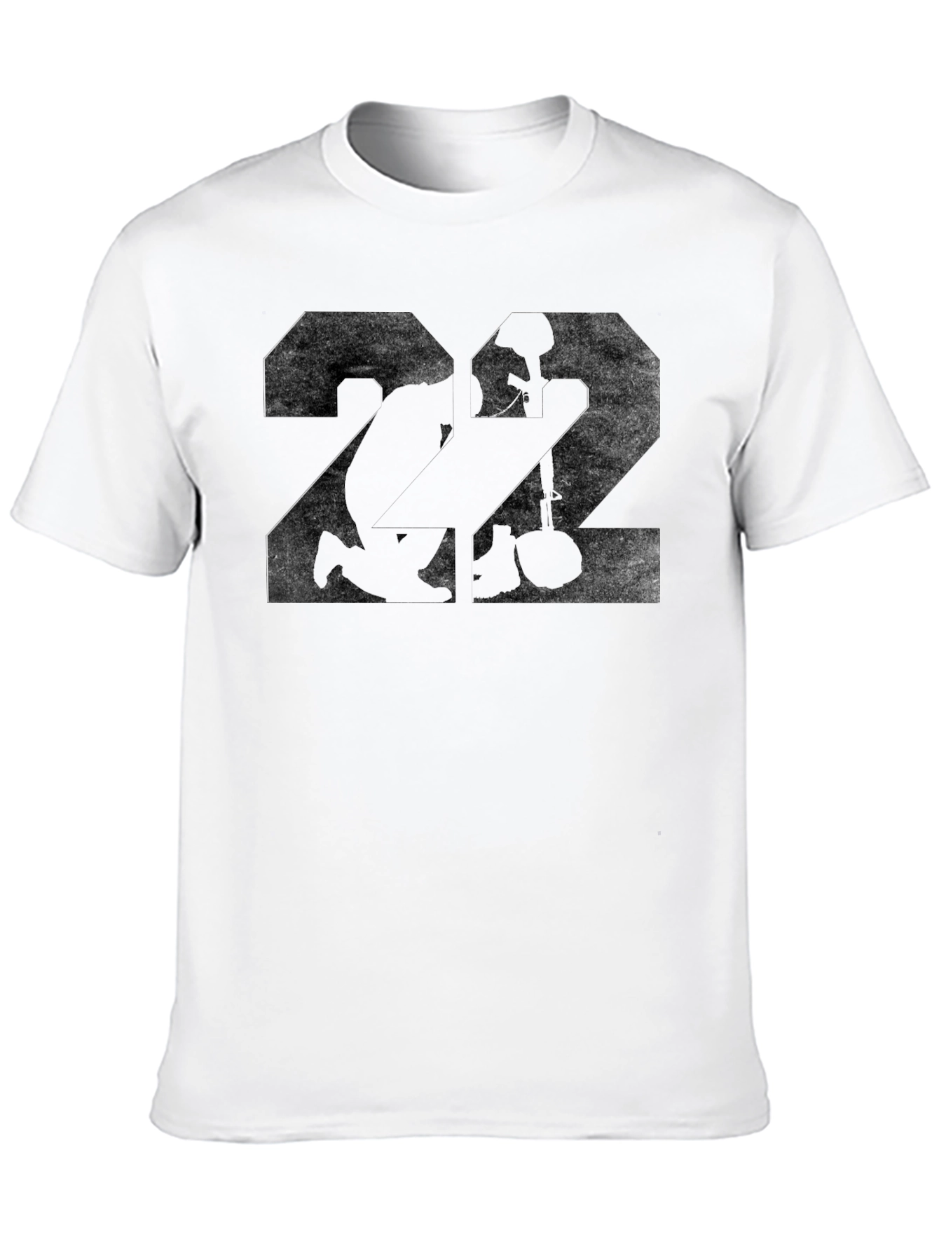 Black 22 Veteran T-Shirt