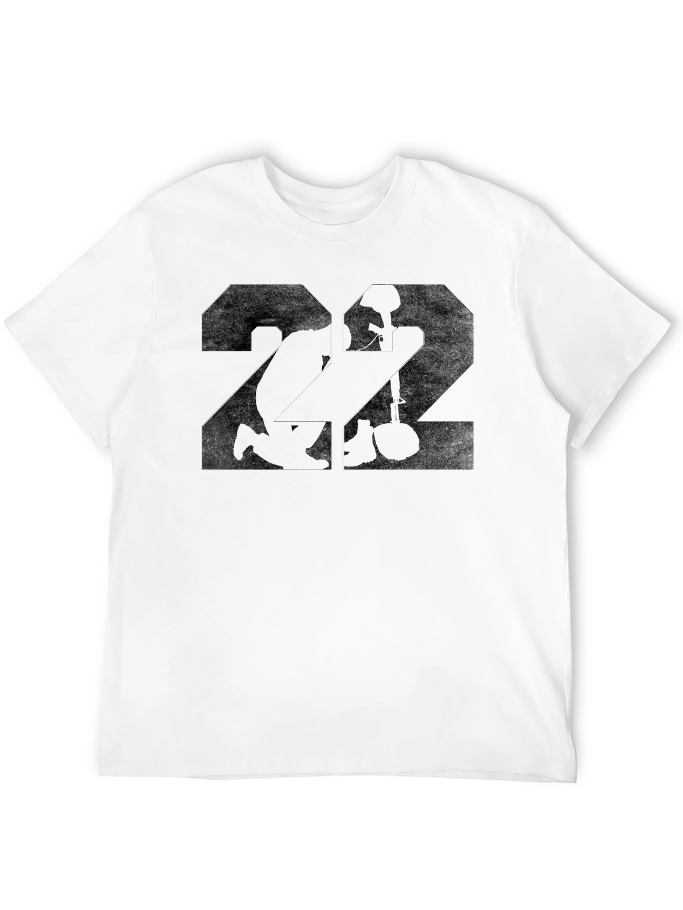 Black 22 Veteran T-Shirt