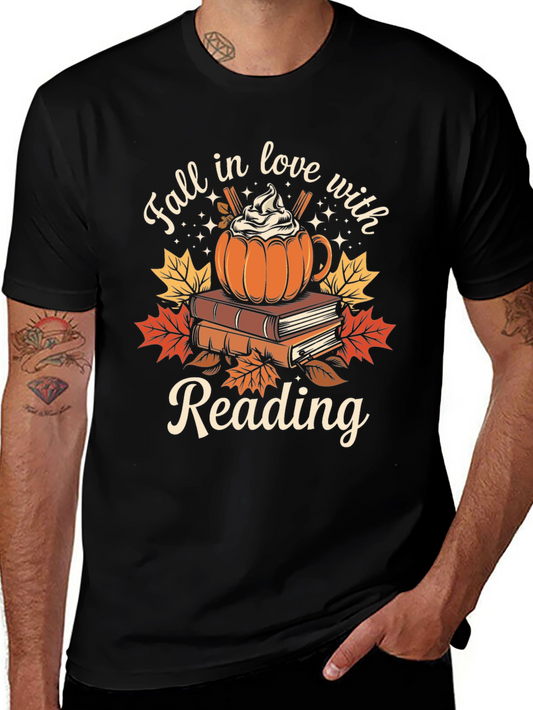Fall in Love with Reading T-Shirt