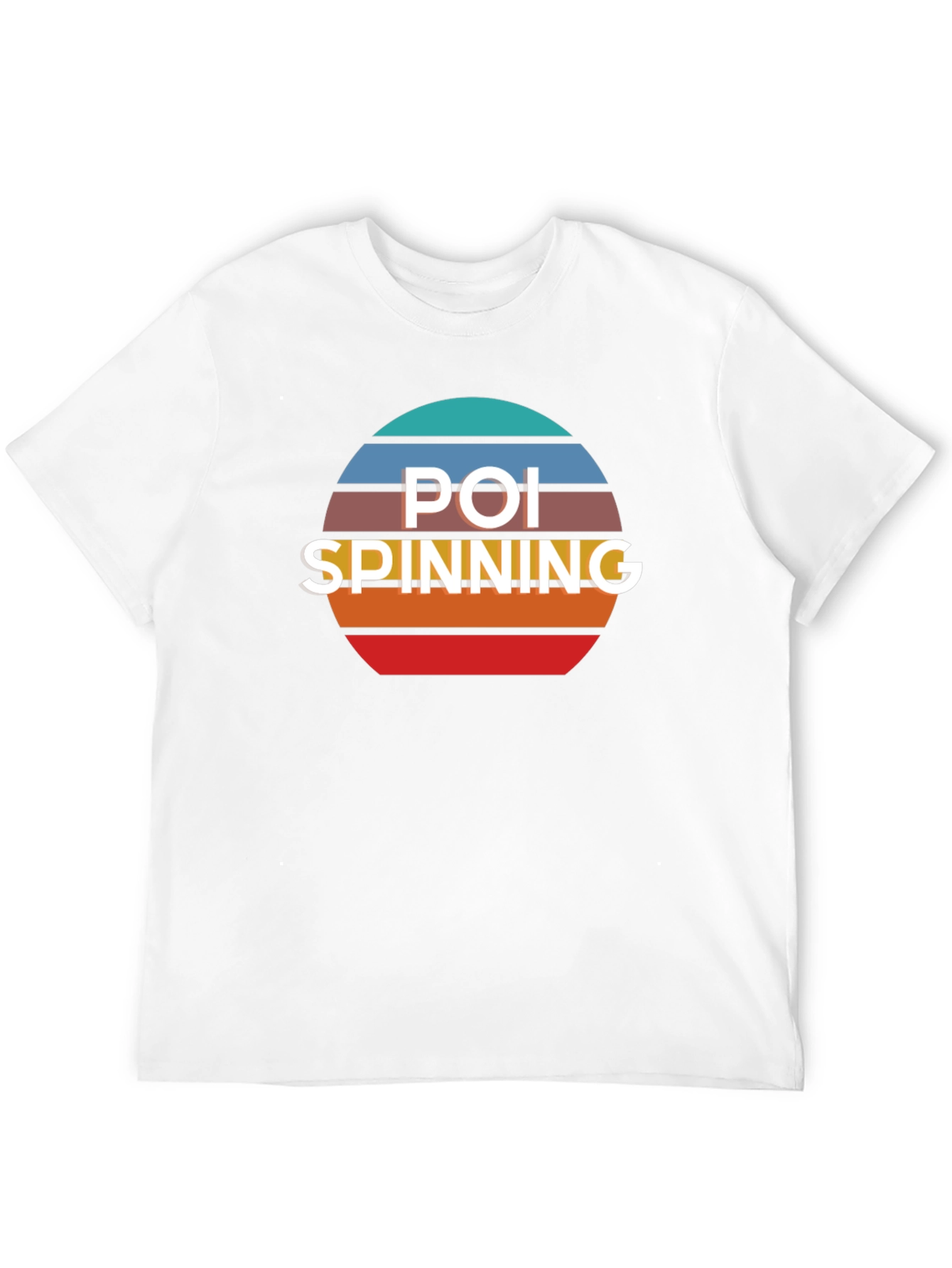 Poi Spinning Retro T-Shirt - Black