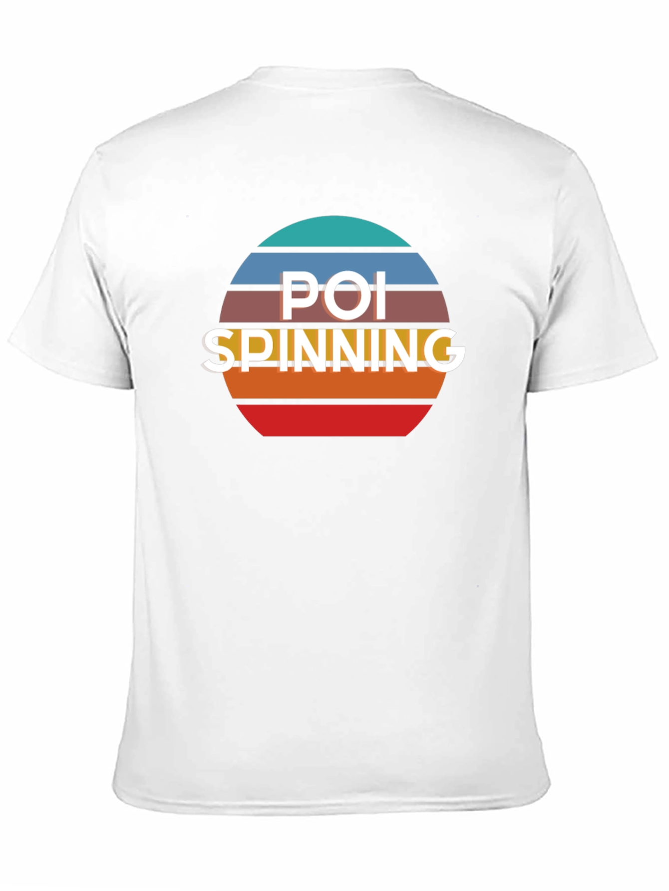 Poi Spinning Retro T-Shirt - Black