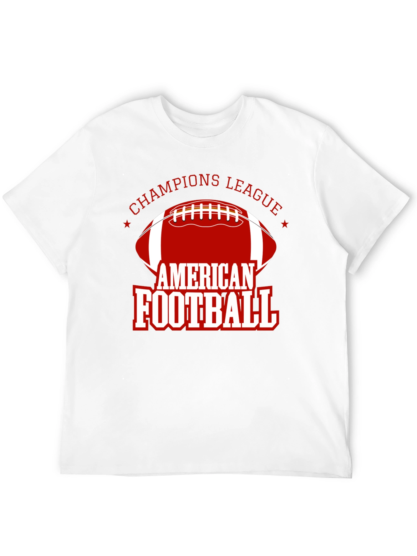 American Football Champions League Black T-Shirt
