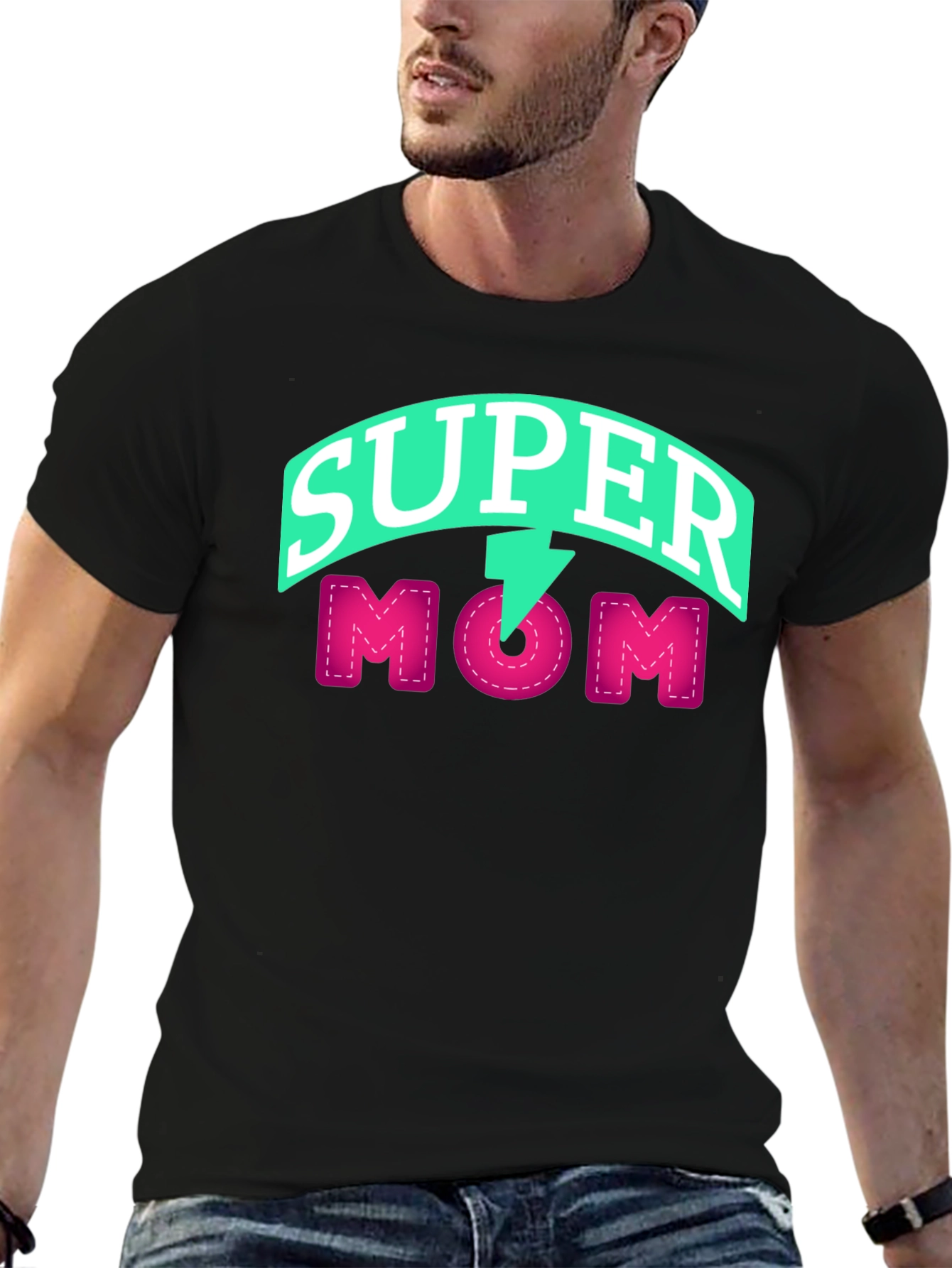 Super Mom Graphic T-Shirt