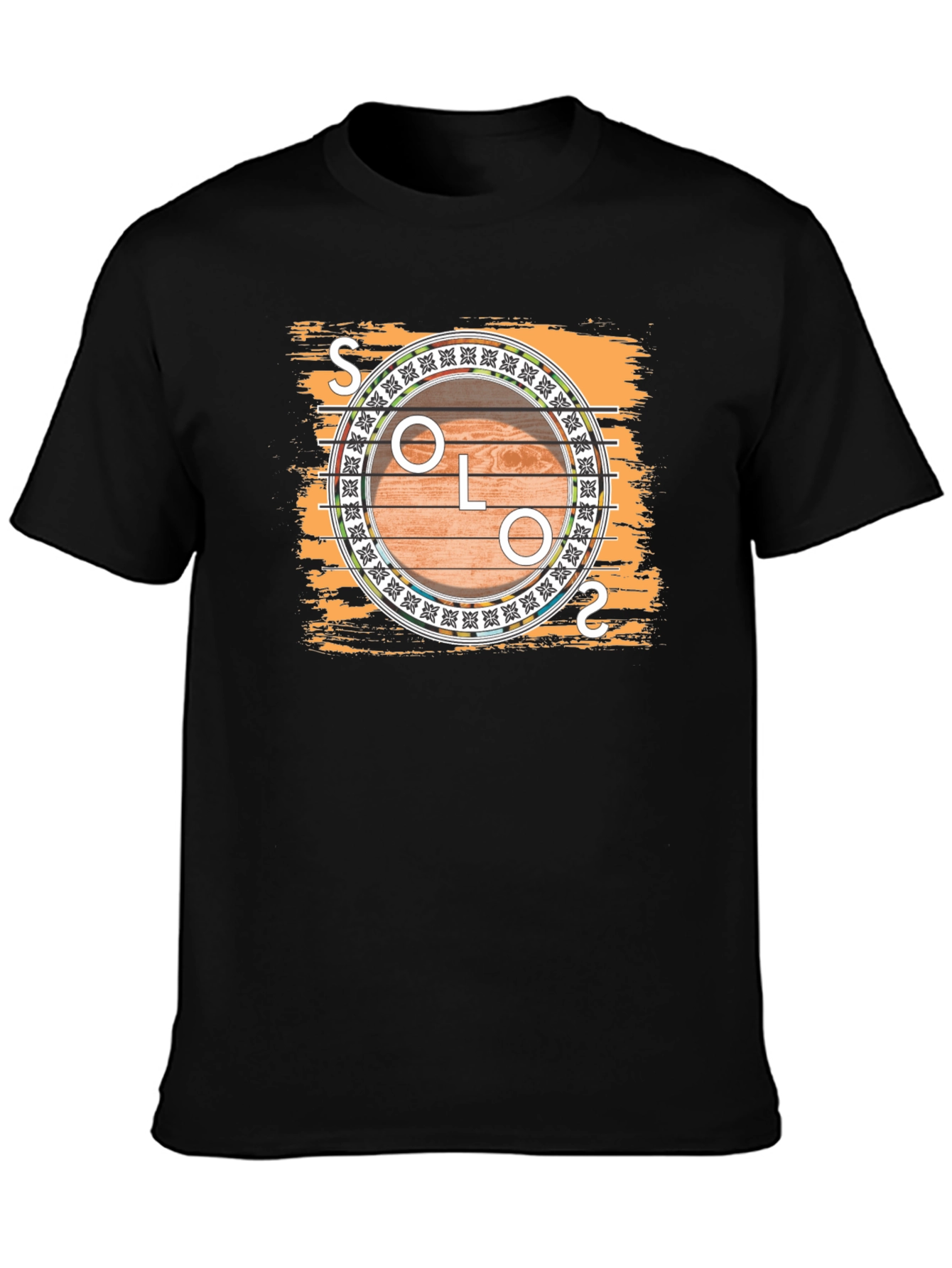 Solo Guitar Graphic Tee - Musician T-Shirt
