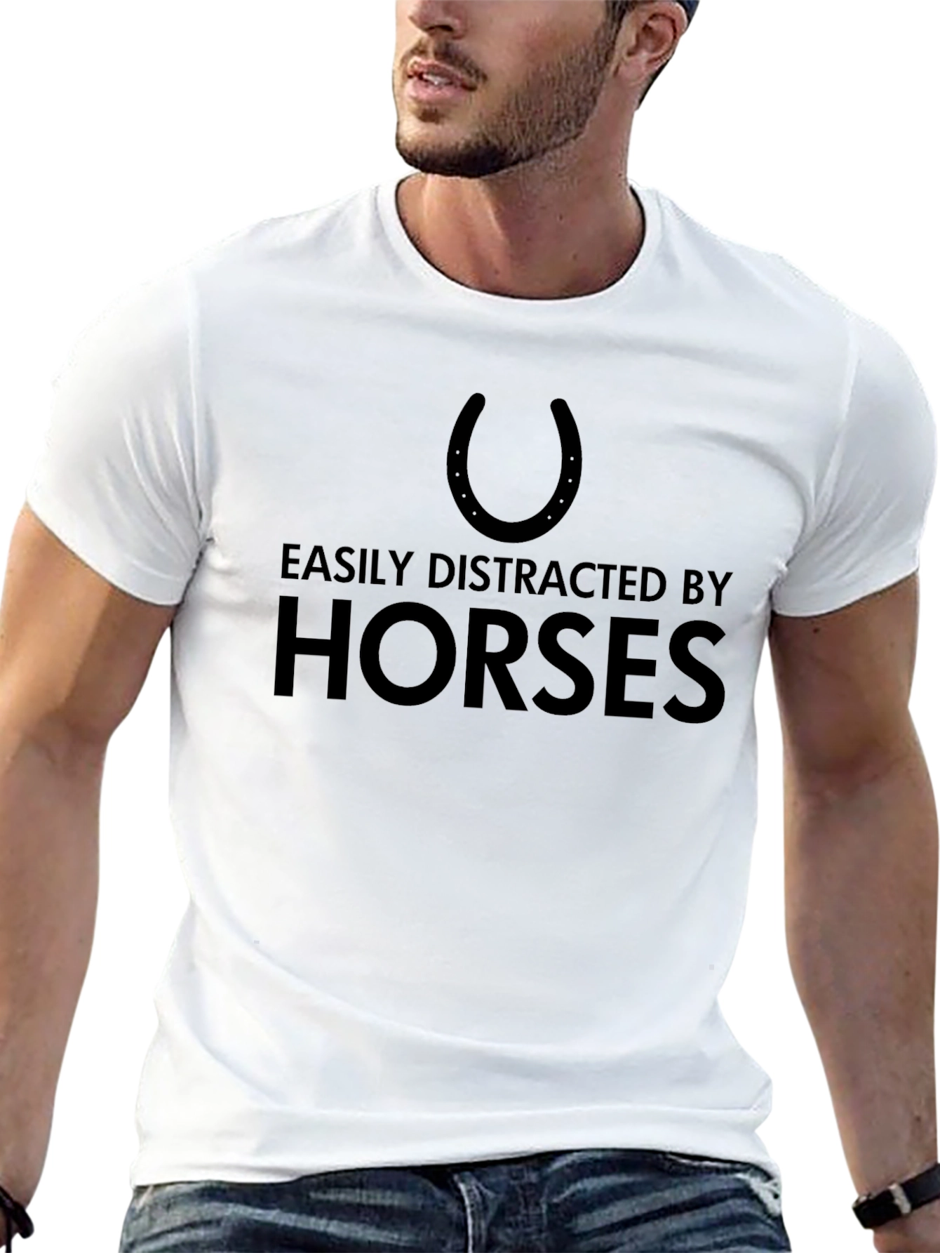 Easily Distracted by Horses T-Shirt
