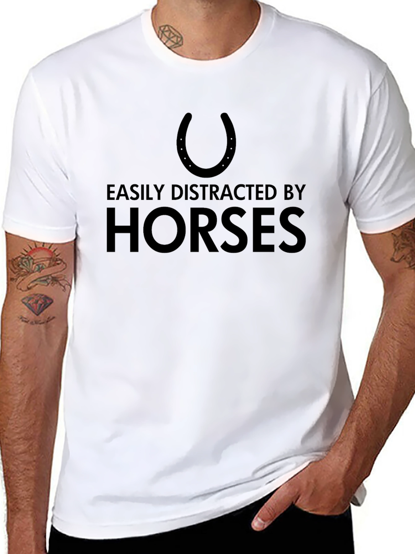 Easily Distracted by Horses T-Shirt
