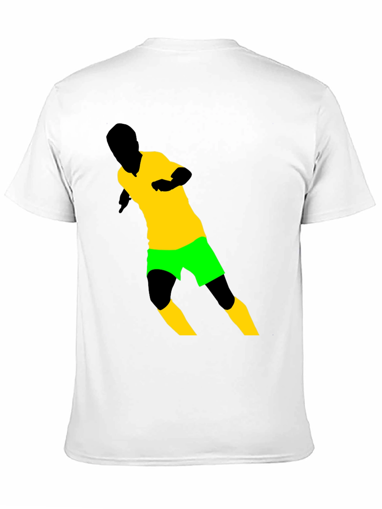 Soccer Player Graphic Tee - Black