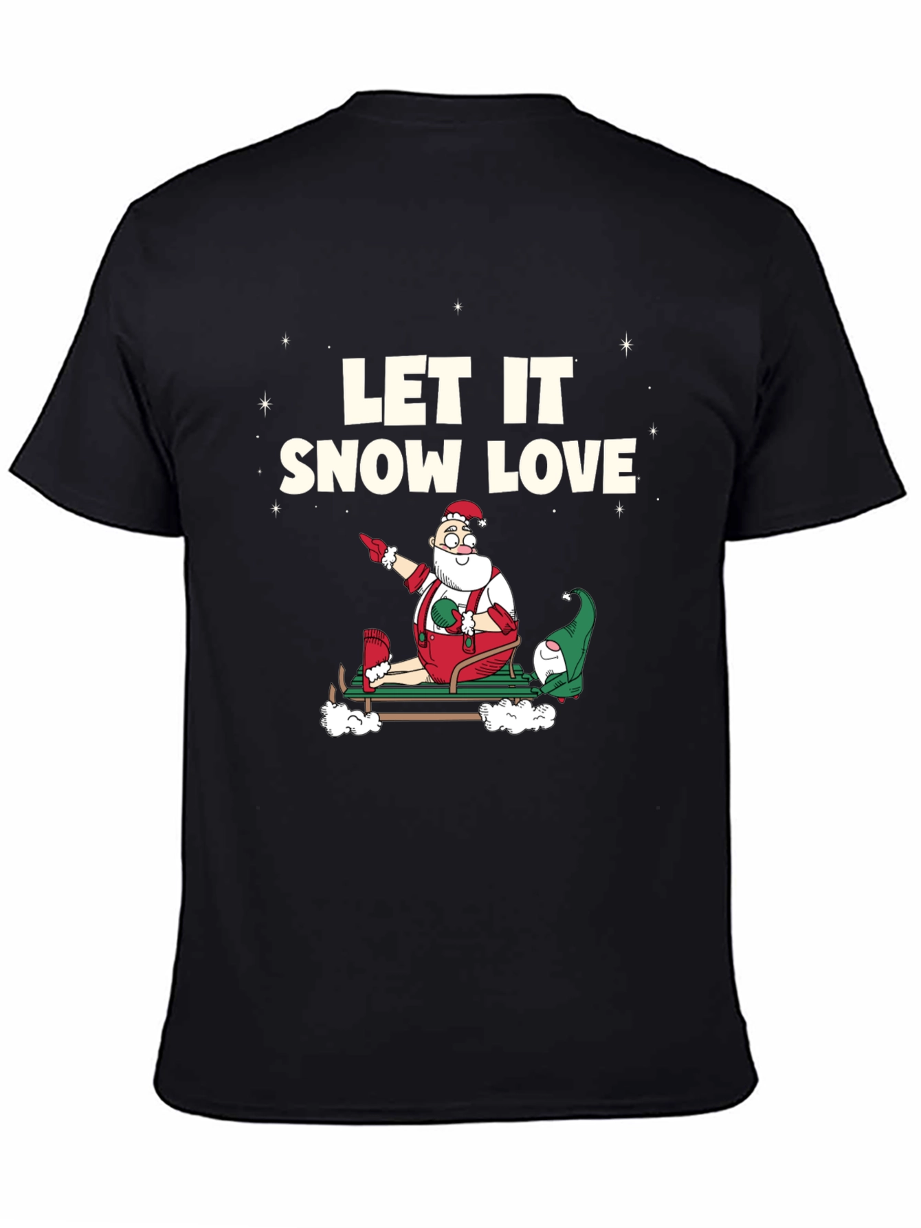 Let It Snow Love Santa T-Shirt