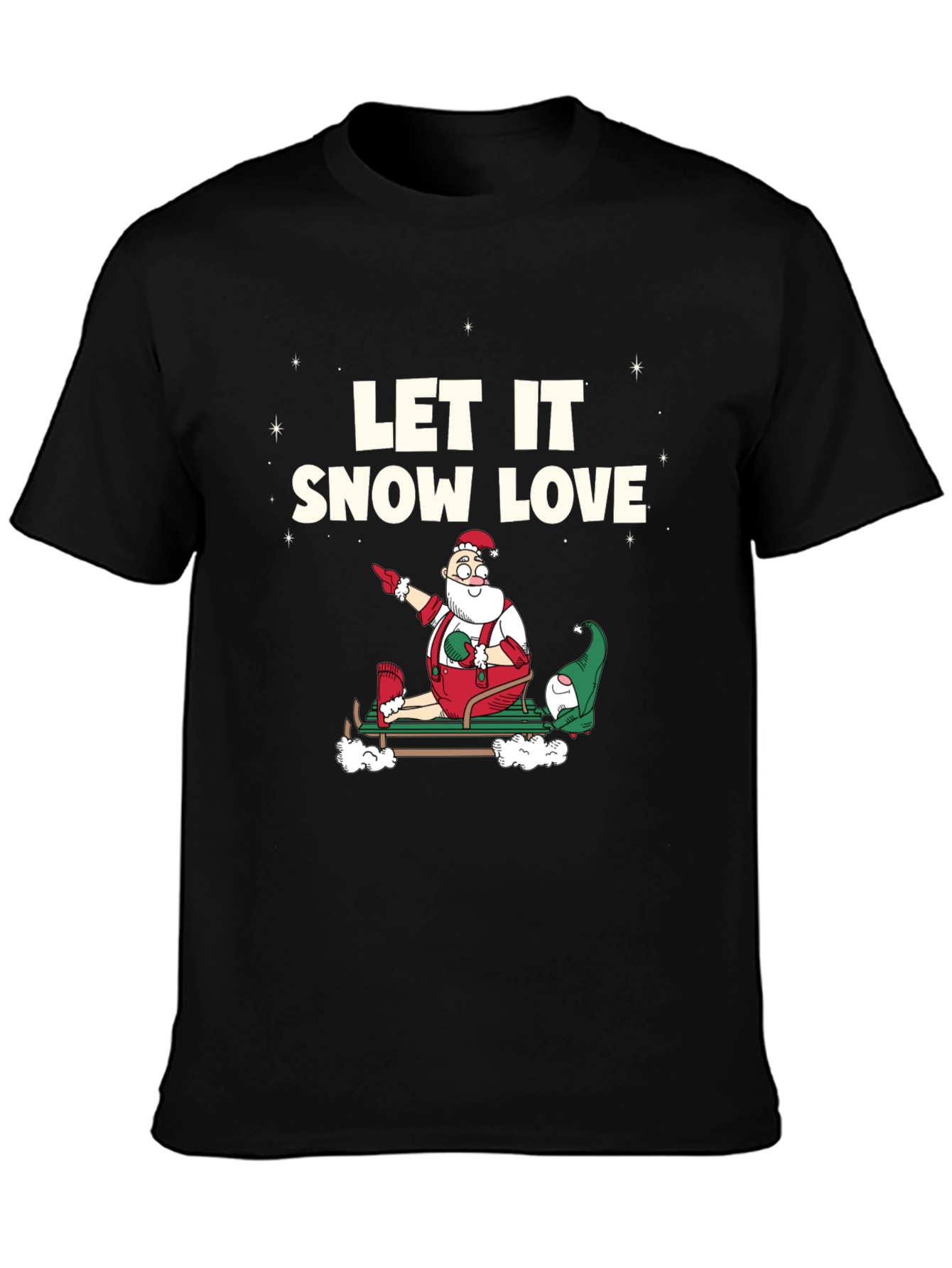 Let It Snow Love Santa T-Shirt