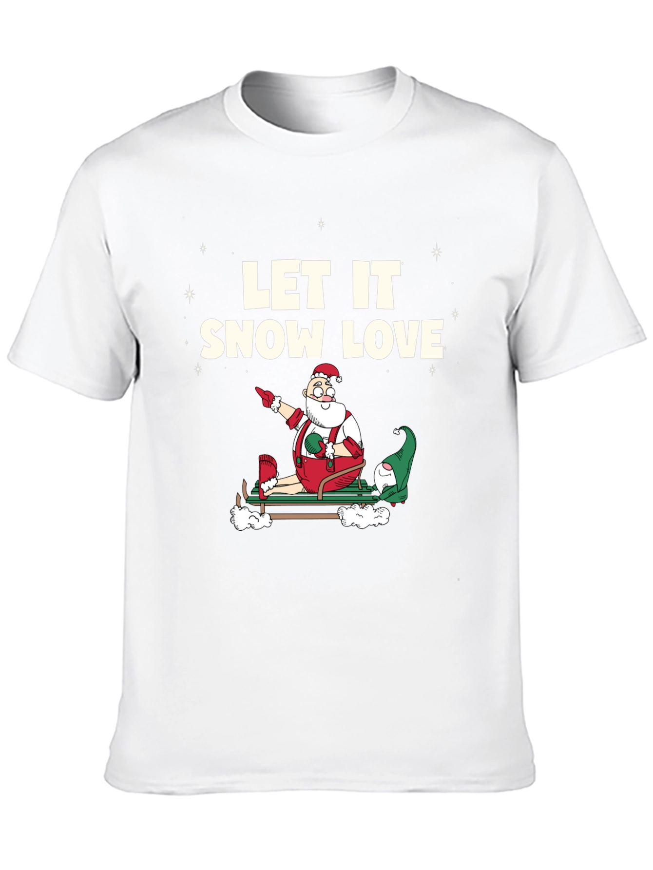 Let It Snow Love Santa T-Shirt