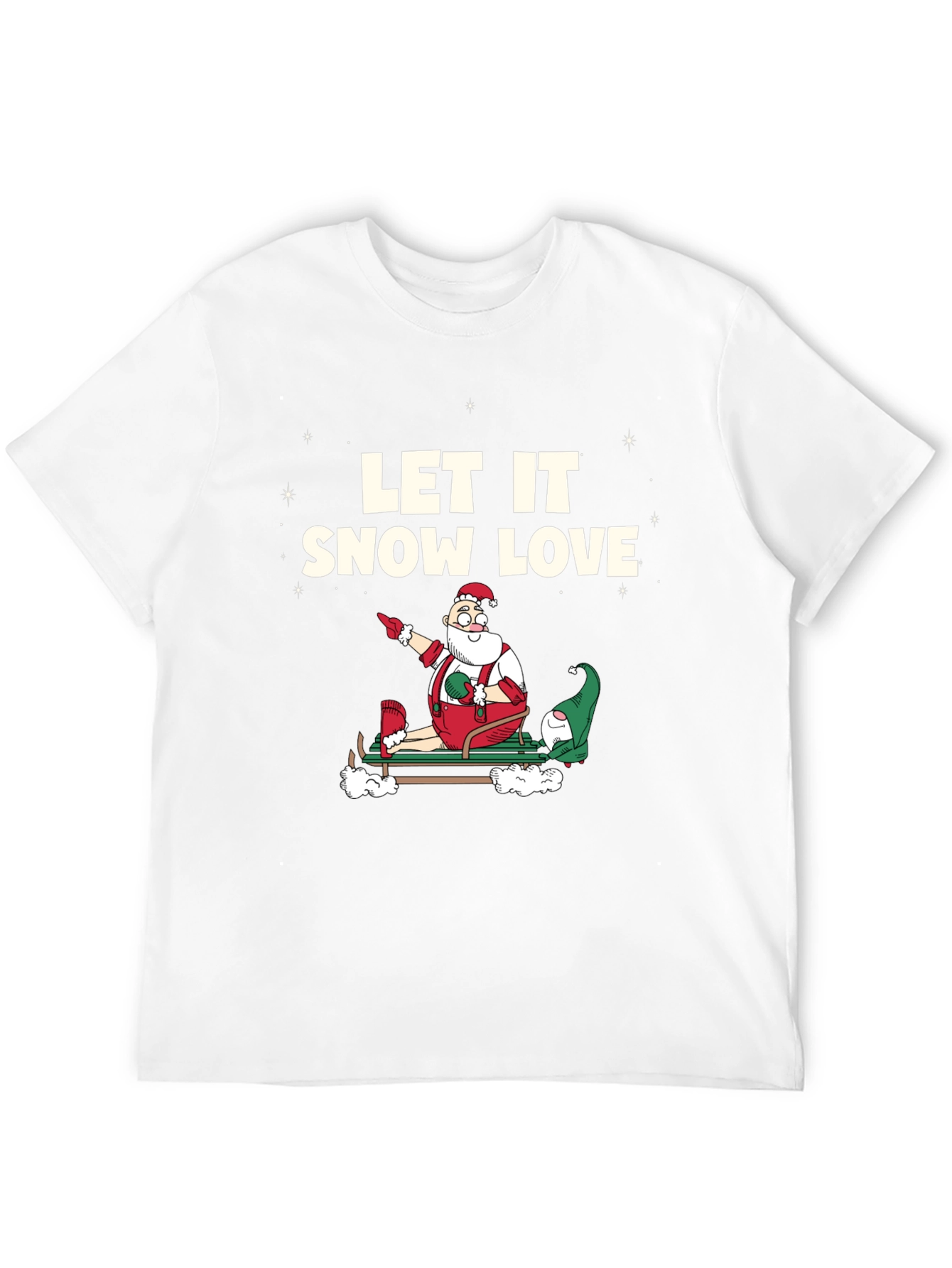 Let It Snow Love Santa T-Shirt