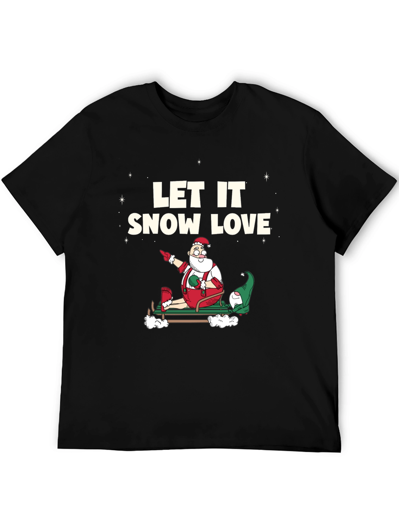 Let It Snow Love Santa T-Shirt