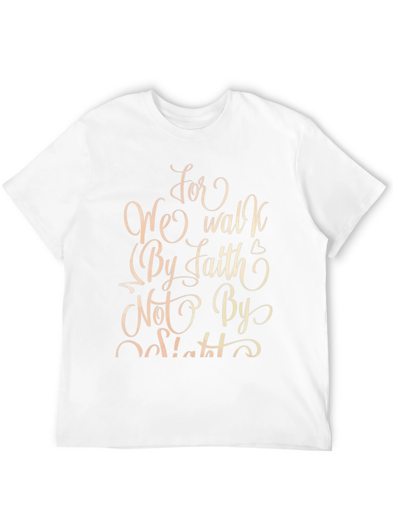 Faith Graphic Tee - Inspirational Message Black Cotton Shirt