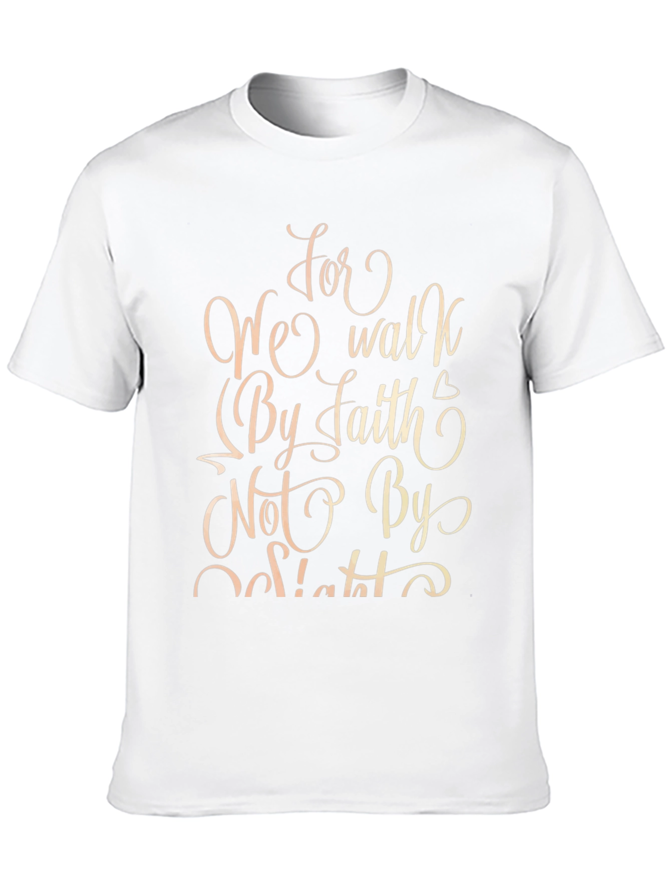 Faith Graphic Tee - Inspirational Message Black Cotton Shirt