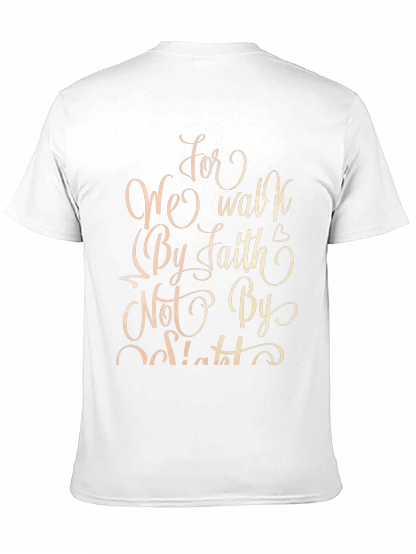 Faith Graphic Tee - Inspirational Message Black Cotton Shirt