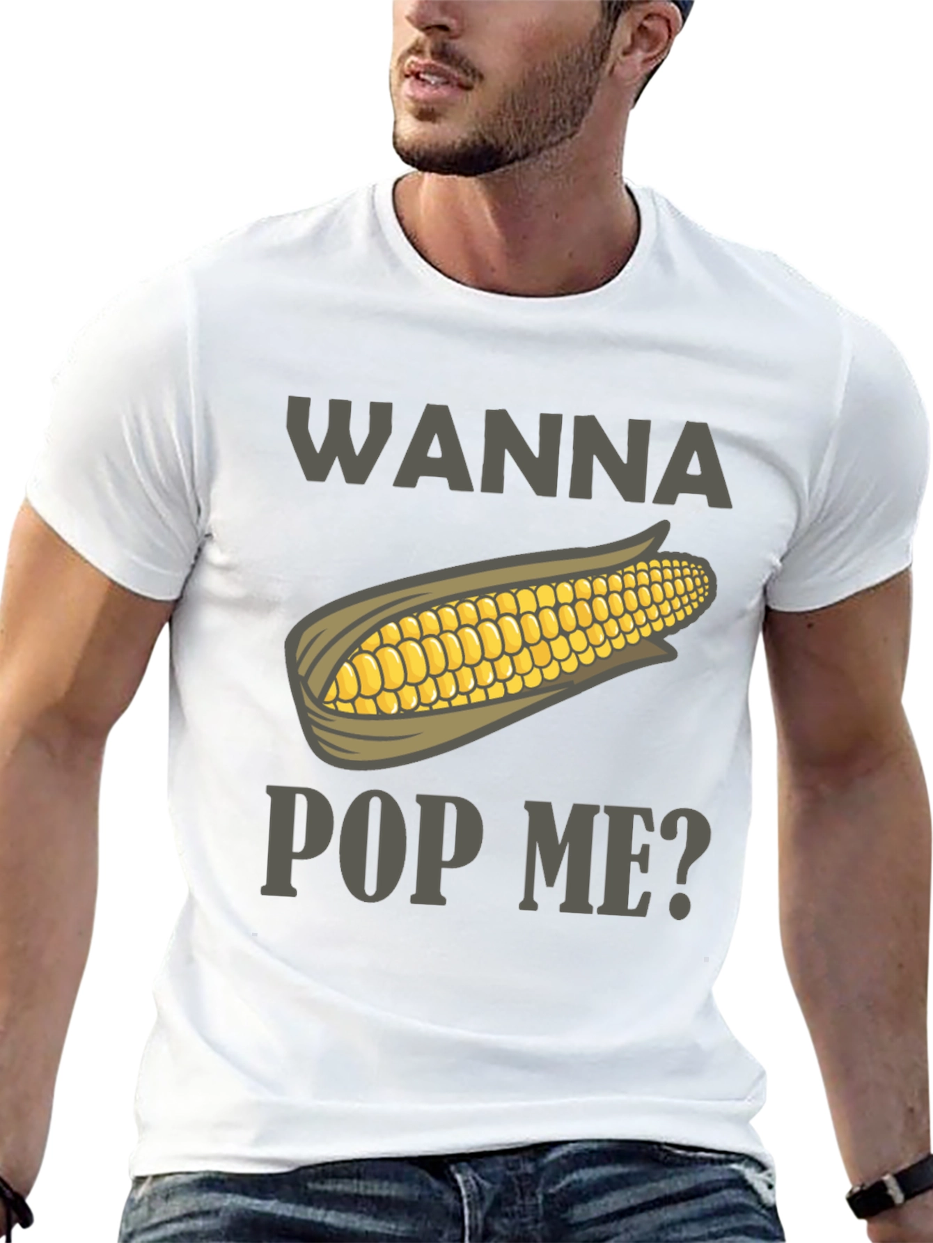 Wanna Pop Me? Corn Graphic Tee