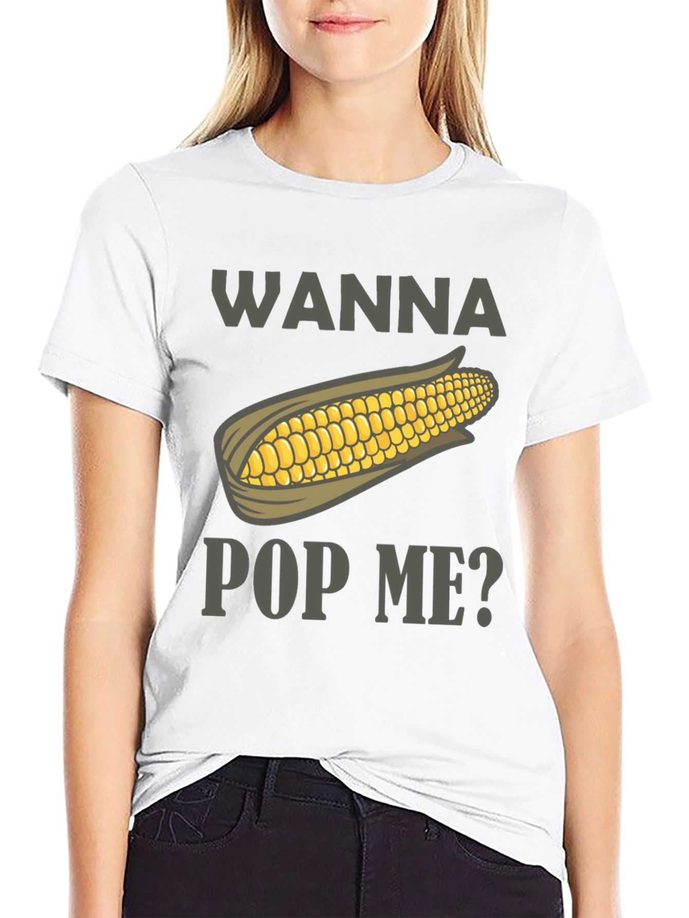 Wanna Pop Me? Corn Graphic Tee