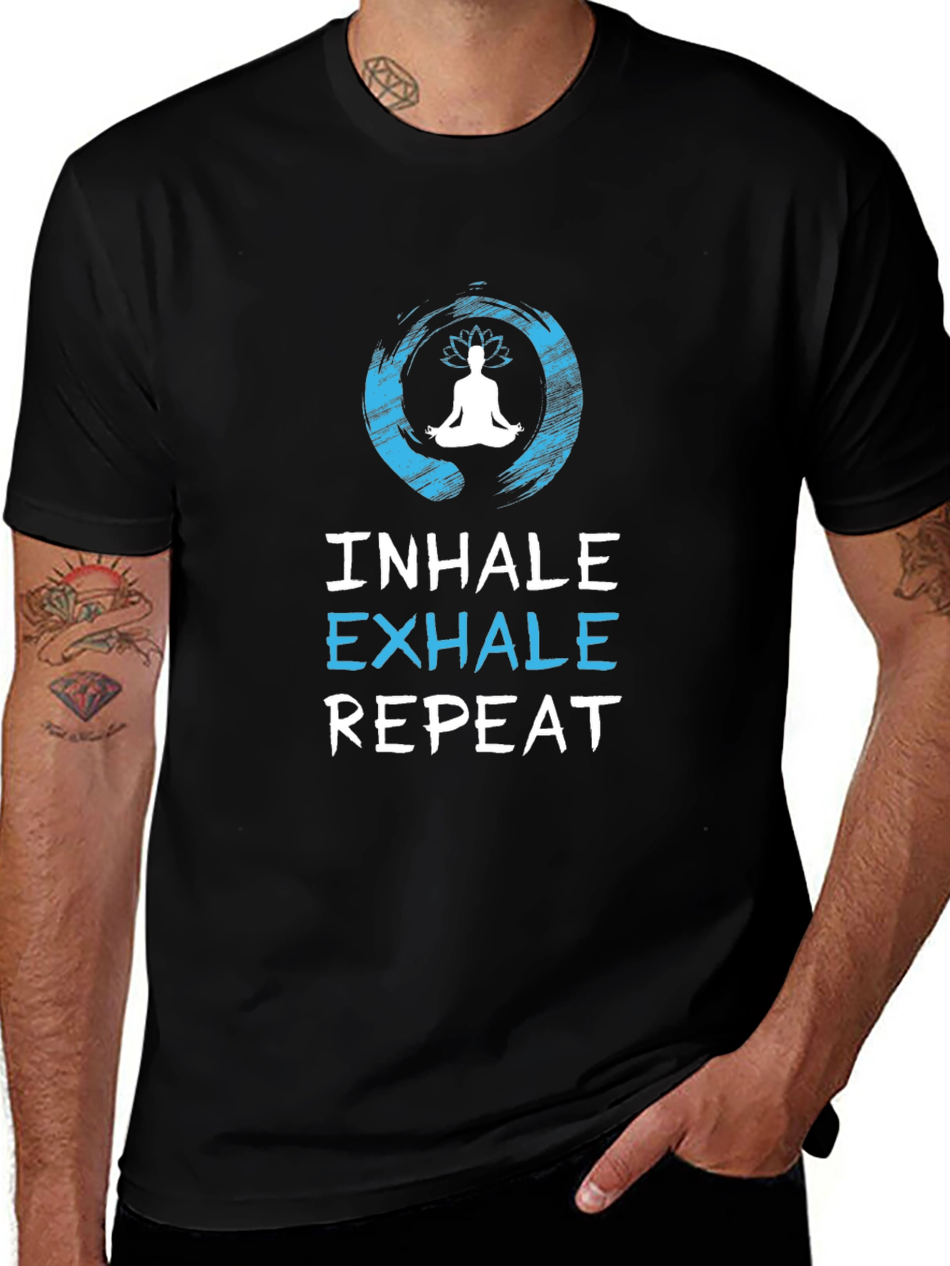 Inhale Exhale Repeat Graphic T-Shirt