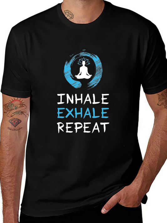 Inhale Exhale Repeat Graphic T-Shirt