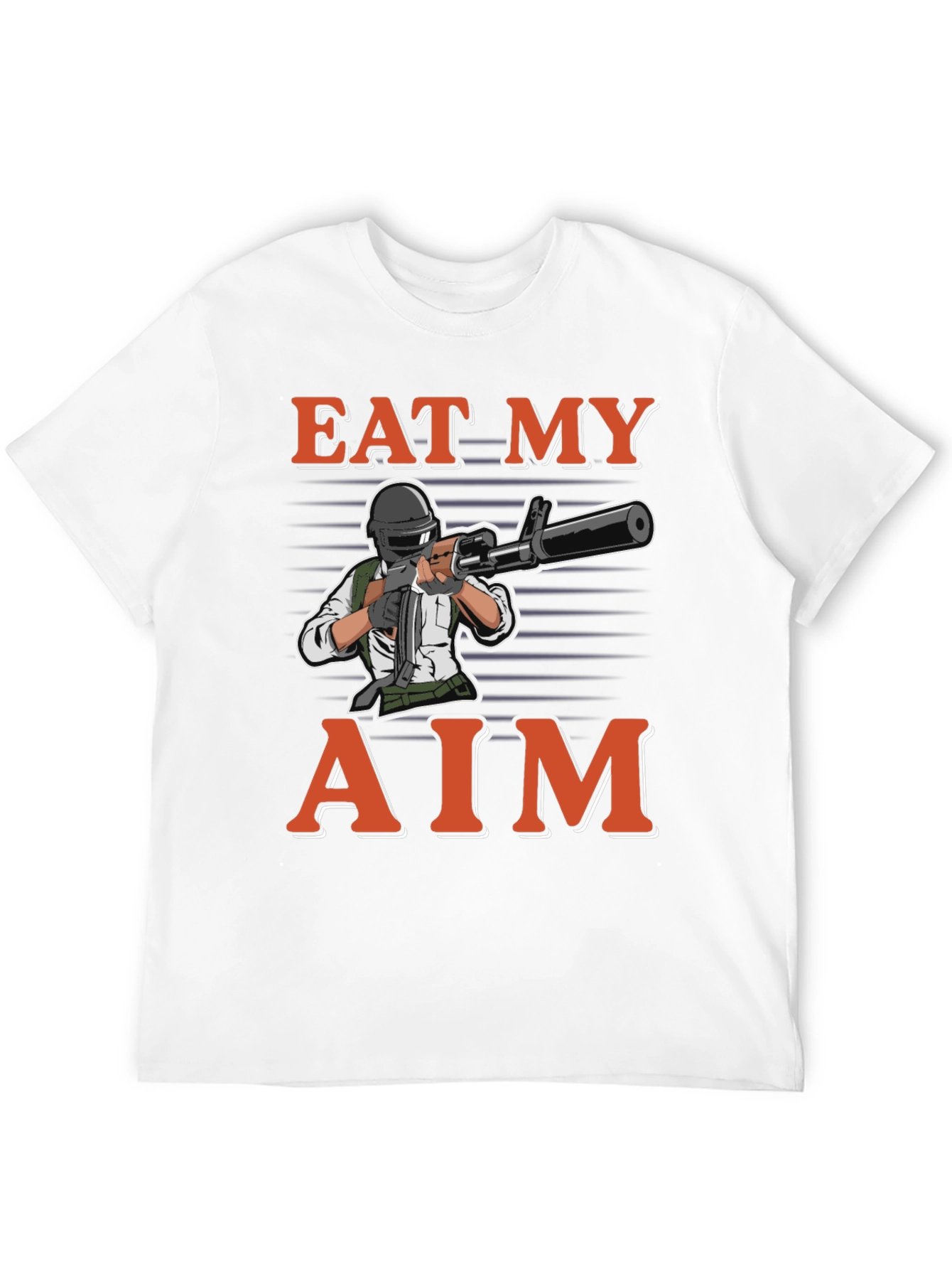Eat My Aim Gaming T-Shirt - Black Cotton Tee